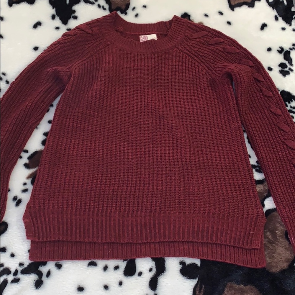 Soft Maroon Sweater